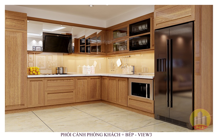 Kh&ocirc;ng gian bếp Biệt thự Dịch Vọng